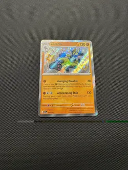 Pokemon TCG Lucario 174/091 Sv: Paldean Fates Shiny Rare Holofoil Near Mint - Image 2