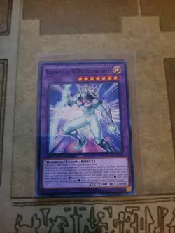 YUGIOH ELEMENTAL HERO GLOW NEOS SGX4-ENA22 COMMON 1ST ED NM SPEED DUEL - Image 1