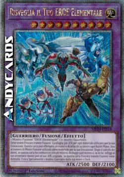 RISVEGLIA IL TUO EROE ELEMENTALE • Quarter Century • MP24 IT018 • 1Ed • Yugioh! - Image 1