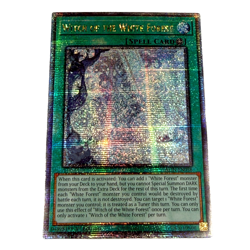 Yugioh! Witch Of The White Forest Quarter Century Secret Rare ALIN-EN058 NM / M - Image 1