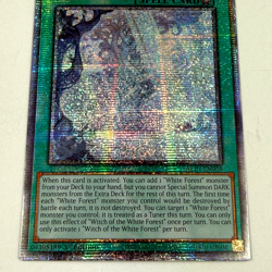 Yugioh! Witch Of The White Forest Quarter Century Secret Rare ALIN-EN058 NM / M - Image 4