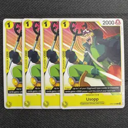 4x Usopp | OP07-099 NM | Common | 500 Years In The Future |One Piece TCG Playset - Image 1
