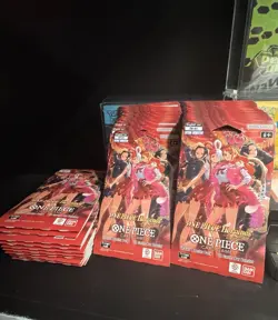 *Lot Of 35* One Piece Heroines Edition EB-03 Sleeved Booster Packs New Sealed - Image 1