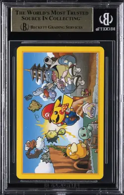 2016 MARIO PIKACHU PLAYING CARDS POKEMON CENTER JOKER LUIGI BGS 9.5 - Image 2