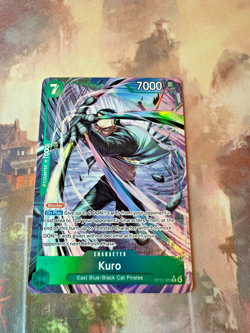 One Piece Card Game | Kuro OP15-025 R ALT ART IN-HAND | OP15 | English | NM/M - Image 1