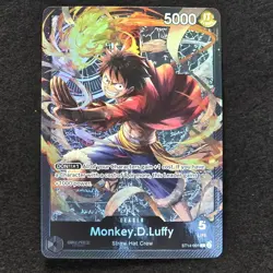 Monkey.D.Luffy Leader ST14-001 Starter Deck 14: 3D2Y Foil LP One Piece Card - Image 2
