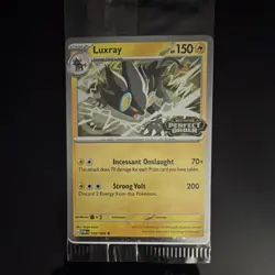 Luxray 028/088 Perfect Order Stamped Promo HP 150 Pokemon TCG Card - Image 1