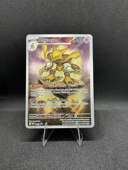 Pokemon TCG Alakazam Holo 009 Promo Black Star Card NM - Image 1