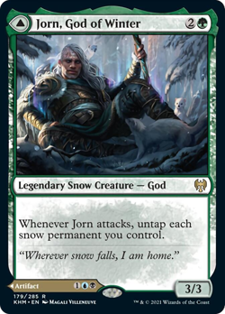 Jorn, God of Winter / Kaldring, the Rimestaff Kaldheim MINT Rare CARD ABUGames - Image 1