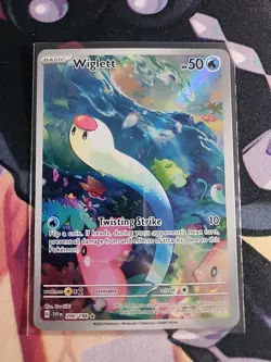 Pokemon TCG Wiglett Card 206/198 Scarlet & Violet Base NM - Image 1