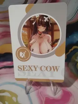 Goddess Sexy Cow Kashino Azur Lane Anime Waifu Holo Trading Card - Image 2