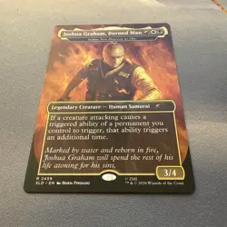 Joshua Graham, Burned Man - Isshin MINT 2459 Secret Lair SLD MTG Rare Unplayed - Image 2