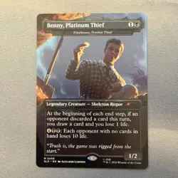 Benny, Platinum Thief - Tinybones MINT 2458 Secret Lair SLD MTG Mythic Unplayed - Image 1