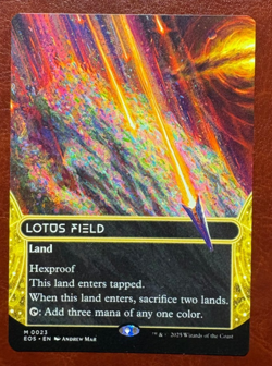 1x NM BORDERLESS Lotus Field - 0023 M EOS - MTG Magic Never Played x1 - Image 1