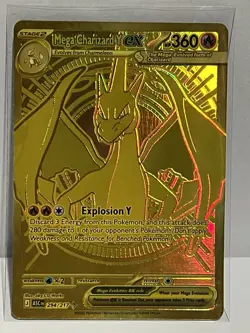 Mega Charizard Y EX 294/217 Gold Hyper Rare, Ascended Heroes, Pokemon TCG (NM) - Image 2
