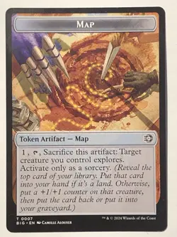 MTG TCG - Map 0007 Token Artifact BIG - NM (Free Shipping $5+) - Image 1