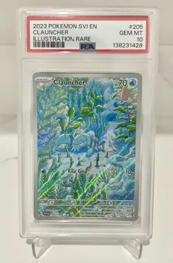 Pokemon Clauncher 2023 Scarlet & Violet Base 205/198 PSA 10 - Image 1