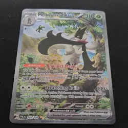 Pokemon Meowscarada EX Full Art Special Illustration Rare Holo Sv02 256/193 - Image 2