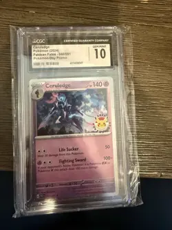 Ceruledge 040/091 Pokemon Day 2024 Stamp Holo Rare Promo CGC 10 Gem Mint Swirl - Image 1