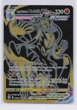 Pokemon TCG Rapid Strike Urshifu VMAX TG30/TG30 Gold Brilliant Stars NM - Image 1