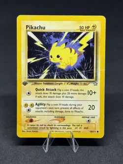 Pokemon Pikachu 70/111 Neo Genesis Regular - Image 1