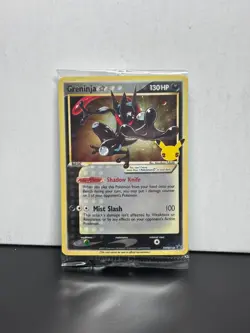 2021 Pokemon Celebrations BSP ETB #SWSH144 Greninja Gold Star Sealed 1 - Image 1