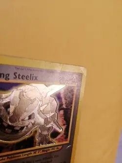 Pokemon SHINING STEELIX 112/105 - NEO DESTINY SET HOLO - Damaged - Image 2