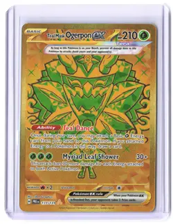 Teal Mask Ogerpon ex 177/131 Hyper Rare Prismatic Evolutions Pokemon Near Mint - Image 1