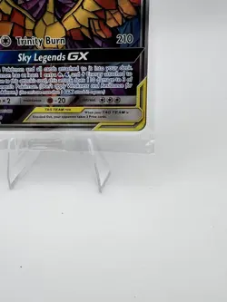 2019 Pokemon Moltres Zapdos Articuno GX #SM210 Stained Glass Promo Sealed - Image 4