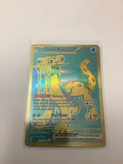 2024 Pokemon SV Paldean Fates 242/091 Chien-Pao ex Hyper Rare M/NM - Image 1