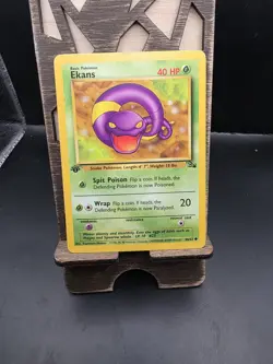 Pokemon TCG Ekans Fossil 46/62 1st Edition Common - Image 1