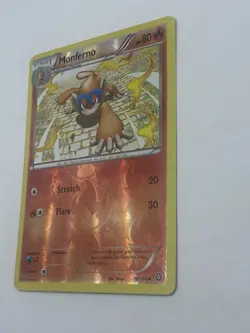 2016 Pokemon XY Steam Siege Monferno Reverse Holo #19/114 Rare NM - Image 3