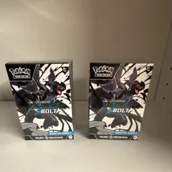 Pokemon Scarlet & Violet Black Bolt Booster Bundle Reshiram 2 Sealed Boxes - Image 1