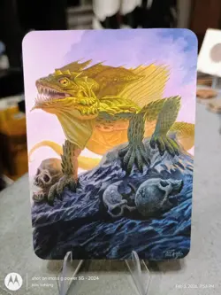 Sorcery: Contested Realm - Beta Exceptional FOIL - HILLOCK BASILISK NM - Image 2