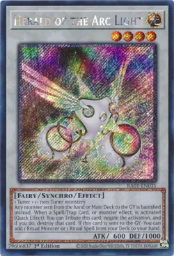 Herald of the Arc Light - RA01-EN031 - Platinum Secret Rare - Yugioh - Image 1