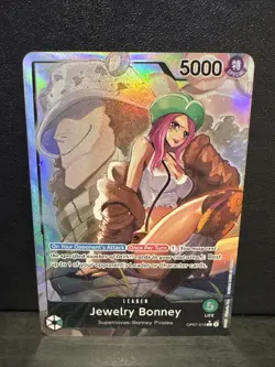 Jewelry Bonney OP07-019 Alternate Art Leader 500 Years In The Future NM - Image 1