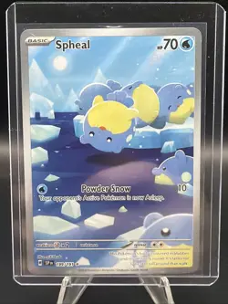 Pokemon TCG Spheal Card 199/191 Surging Sparks Illustration - Image 1