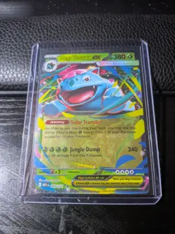 Pokemon Mega Venusaur EX Holo Double Rare Card 003/132 ME01 Mega Evolution - Image 1
