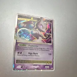 Pokemon Mewtwo LV.X Diamond & Pearl 144/146 Holo Rare Level Up 120 HP Card - Image 3