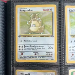 Pokemon TCG Kangaskhan Lot Of 20 Cards + 2 Stickers 1st Edition Holo Vintage - Image 4