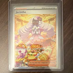 Pokemon Jacinthe Trainer-Supporter Card POR 122/088 English Nintendo 2023 - Image 1