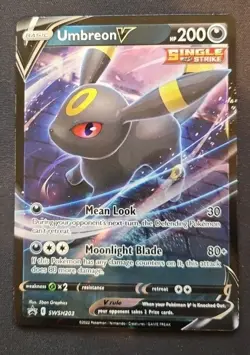 Umbreon V SWSH203 SWSH: Sword & Shield Promo Cards Holo NM/LP - Image 1