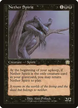 Nether Spirit-Mercadian Masques-Retro Frame-Regular-149-MP - Image 1
