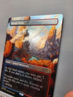 Steam Vents (Borderless) Lorwyn Eclipsed Foil MTG 348 - Image 2