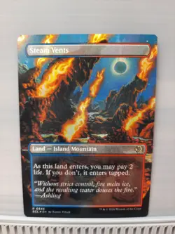 Steam Vents (Borderless) Lorwyn Eclipsed Foil MTG 348 - Image 3