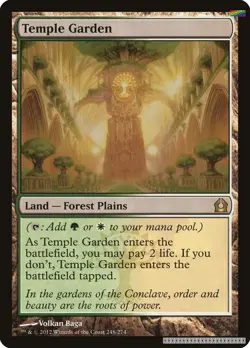 Temple Garden [RTR - 248] - LP [Foil] TCG MTG - Image 1