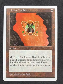 MTG Urza's Bauble Normal Fifth Edition Magic The Gathering - MP - Image 1