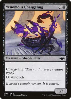 Venomous Changeling Modern Horizons MTG NM - Image 1