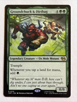 Groundchuck and Dirtbag - Teenage Mutant Ninja Turtles - MtG- NM - Image 1