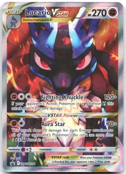 Lucario VSTAR SWSH291 Holo Promo Sword & Shield Promo Pokemon Near Mint - Image 1